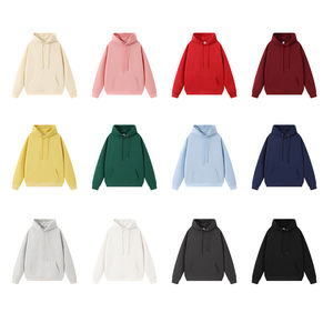 Serigrafía Hombres Sudaderas con capucha Bulk Plain Pullover Sudadera con capucha de algodón de gran tamaño Gimnasio Entrenamiento Ropa informal Moda al por mayor - Product Image 4