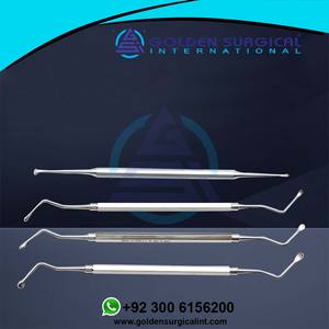 Cureta Dental de 4 Uds., curetas de hueso periodontal, instrumento escalador Dental Perio, herramienta, juego Dental, instrumentos quirúrgicos - Product Image 2