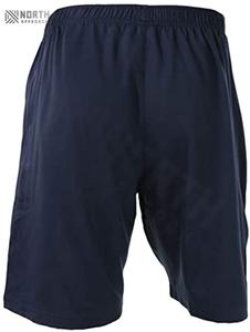 Shorts de sport pour hommes de haute qualité, style streetwear, été, fitness, personnalisés, sublimés, en molleton français, tissu éponge, poches décoratives - Product Image 2