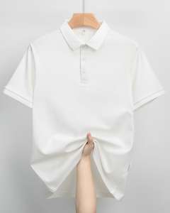 Chemises polo en coton premium 230g, été, décontracté, affaires, vente en gros - Product Image 4