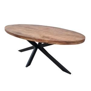 Table à manger en bois écologique de qualité supérieure, fabriquée à la main, avec un beau motif de grain, design intemporel, construction robuste, usage quotidien - Product Image 3