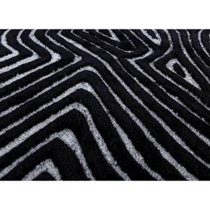 Tapis en viscose à motifs abstraits, tufté à la main, couleur ivoire, pour usage domestique - Tra-14936 - Product Image 3