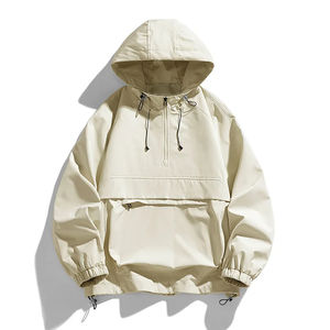 2025 Autumn <b>Men's</b> Casual Convertible Zippered Pullover <b>Men's</b> <b>Jacket</b> Water-Proof <b>Reversible</b> with Stand Collar XL - Product Image 6