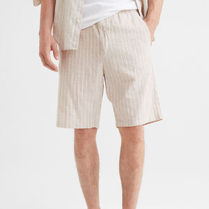 Pantalones cortos profesionales de secado rápido para hombre, transpirables, informales, sólidos, con logotipo personalizado, recién llegados, tela de lona, poliéster/algodón - Product Image 2