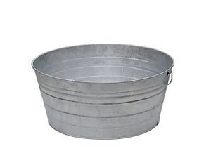 Nueva forma y tamaño personalizados Maceta galvanizada de metal Maceta decorativa de pared hecha de metal - Product Image 1