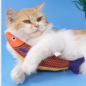 Mayorista Interactivo <span class=keywords><strong>Catnip</strong></span> Arrugado Sonido Felpa Colorida Suave Juguetes Saury <span class=keywords><strong>Fish</strong></span> Squeak Pet Toys para Gato Gatito - Product Image 4