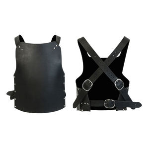 Chaqueta de armadura de cuero medieval para perro armadura de animales hogar decorativo armadura de cuero medieval regalos producto a la venta a bajo precio - Product Image 5