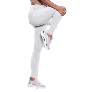 Leggings pour femmes en strass personnalisés en gros pour la salle de sport, la remise en forme et l'entraînement - Pantalons de sport respirants à taille haute sans couture à séchage rapide - Product Image 5