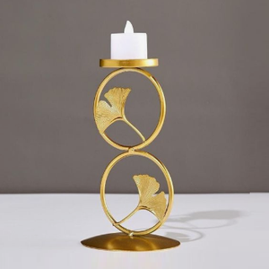 Portavelas de luna creciente hecho a mano de proveedor de fabricante, decoración del hogar, portavelas con acabado dorado de calidad Superior, regalos de arte - Product Image 6