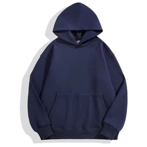 Imprimé personnalisé grande taille poids lourd 600 Gsm 100% coton hommes Streetwear essentiel sweat à capuche pull surdimensionné sweats à capuche - Product Image 4