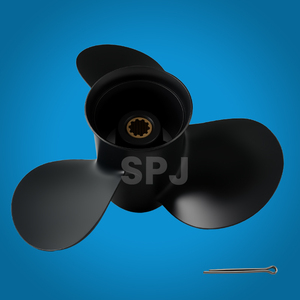 Hélice fueraborda de aleación de aluminio de 3 aspas 9.8x11 para motores marinos Tohatsu 25HP 30HP, pieza OEM 3R0B645230 - Product Image 4