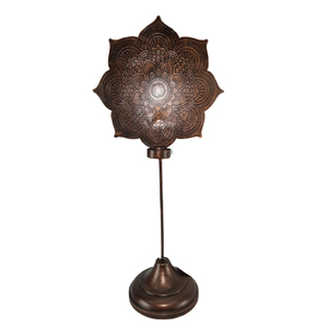 Support de T-Light artisanal en métal de fer décoratif argenté de luxe avec placage de nickel mat pour Noël toute l'année - Product Image 6