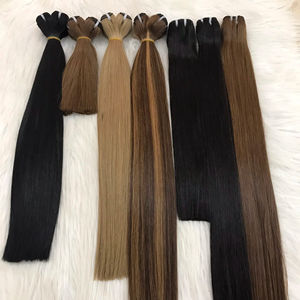 ผมต่อเวียดนามแท้แบบเรียบตรง คุณภาพสูง หลายสี แบบเย็บสองชั้น น้ำหนัก 100 กรัม/มัด - Product Image 1