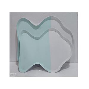 Plateau de service en fer en forme de poisson, lot de 2 tailles différentes, plateau de service alimentaire fabriqué en Inde - Product Image 1