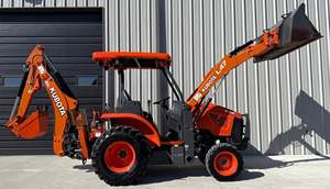 Tracteur Kubota 4x4, tracteur Kubota L47, chargeuse-pelleteuse - Product Image 4