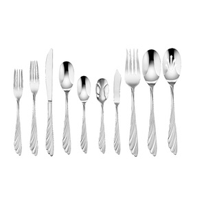 hot sale elegant luxury wedding cutlery copper high quality <b>dinner</b> <b>knife</b> spoon fork restaurant modern copper wedding cutlery set - Product Image 5