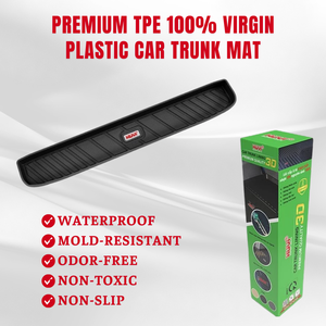 Viet Nam revêtement de sol de voiture TPE tapis de voiture qualité Top 55x100cm taille nouveau noir 1 an de garantie tous temps 2mm Vinfast VF3 - Product Image 3