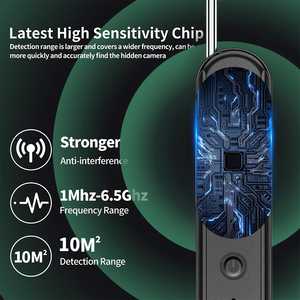 Detector de Cámara Antirrobo Multifuncional, Rastreador de Señales GPS/WIFI, Alarma con Sirena, Detector de Ondas Electromagnéticas y Magnéticas para Uso Personal - Product Image 6