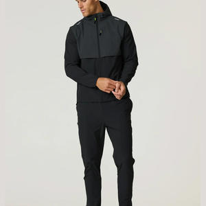 Chaqueta Deportiva con Capucha para Invierno, Ecológica, Cortavientos, Impermeable, Ligera, Elegante, para Correr, con Cremallera - Product Image 2