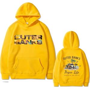 Veste de sport à capuche décontractée pour hommes et femmes 100% coton polaire surdimensionné pour la saison d'automne - Product Image 5