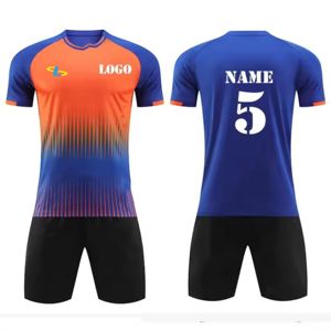 High Quality Custom <b>Soccer</b> Uniform Short Sleeve Lightweight Quick Dry Breathable - Product Image 2
