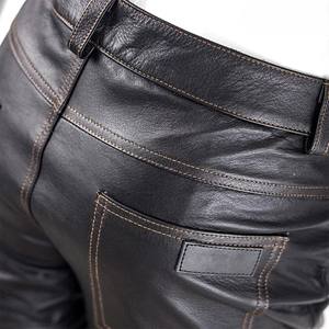 <b>Men</b> Soft Genuine <b>Leather</b> <b>Pants</b> Hot Selling <b>Leather</b> <b>Pants</b> For <b>Men</b> Cheap Price <b>Leather</b> <b>Pants</b> - Product Image 5