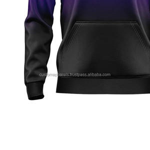 Sudadera con Capucha de Felpa Gruesa de 400 g/m² con Logotipo Personalizado al por Mayor, Sudadera Unisex Extra Grande de Algodón para Bordar, Sudadera con Capucha para Hombre - Product Image 4