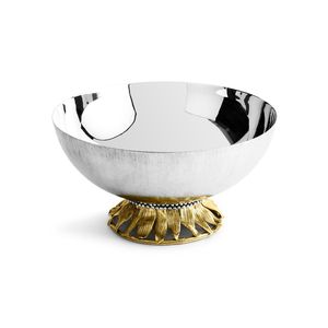 Luxury Metal Decorative Bowl With Stand Perfect For <b>Tabletop</b> Decoration And Royal Interior Design - Product Image 4