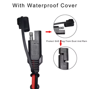 16AWG SAEからSAE2ピンクイックディスコネクトパワーカー延長コードソーラーバッテリーコネクタケーブル - Product Image 5