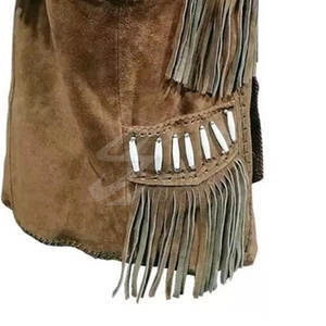 2025 último diseño transpirable Chaleco de cuero de vaquero buena calidad personalizado más vendido Chaleco de invierno al por mayor - Product Image 6