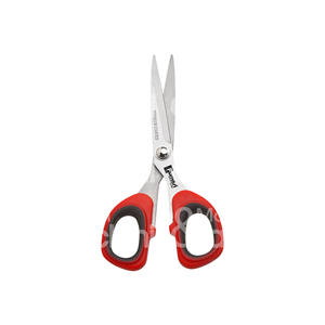 TIJERAS MULTIUSOS Fabricadas en titanio Cuchillas microserradas en acero inoxidable templado Dureza de la cuchilla 54 HRC A prueba de herrumbre y - Product Image 1