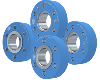 NMTG NS12 Acier Personnalisé OEM Accouplement à disque rétractable robuste sans clé Garantie 12 mois Alésage 50-500mm Transmission de puissance