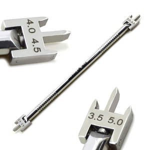 เครื่องมือวัดและจัดตำแหน่งเหล็กจัดฟันแบบหมุนได้ ทำจากสแตนเลส สำหรับการวางเหล็กจัดฟันอย่างแม่นยำ - Product Image 1