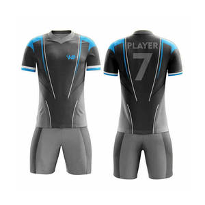 Maillot de football 100% polyester respirant, maillot d'équipe de haute qualité, service OEM personnalisable, logo personnalisé, impression numérique, adulte - Product Image 1
