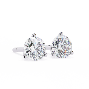 Boucles d'oreilles magnifiques en or 18 carats avec diamant de laboratoire, boucles d'oreilles de qualité supérieure - Product Image 2