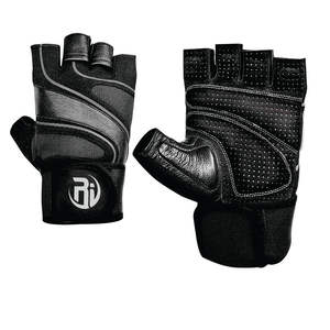 Venta al por mayor de guantes de gimnasio de poliéster antideslizantes de medio dedo logotipo personalizado moda Fitness entrenamiento cómodo hombres mujeres deportes de peso - Product Image 2