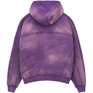 Sudadera con capucha de estilo urbano oversize con efecto desgastado personalizado, de alta calidad y aspecto premium, para uso casual o urbano, unisex. - Product Image 2