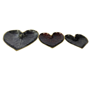 Plateau de service en métal dernier modèle avec bords ondulés uniques Décoration moderne pour la maison et le bureau Plat et assiette - Product Image 6