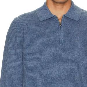 ผ้าแคชเมียร์100% ธรรมดาทรงพอดีตัวแบบพรีเมี่ยมสำหรับผู้ชายผ้าถักแคชเมียร์ยืดได้ต่อต้านริ้วรอยกันการหดตัวดีไซน์ใหม่ลายพื้น - Product Image 5