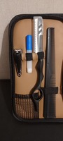 Kit de ciseaux à cheveux de barbier avec rasoir |   Ensemble d'outils professionnels de toilettage de salon par MAQNSCO