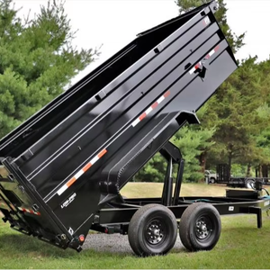 รถพ่วงบรรทุกแบบดัมพ์สำหรับรถยนต์ ขนาด 7' x 14' 48 นิ้ว ด้านสูง - Product Image 6