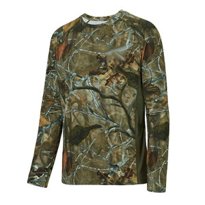 T-shirt en coton bambou tendance, sweat à capuche camouflage pour la pêche, performance séchage rapide, protection UPF50+, chemises de chasse - Product Image 4