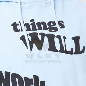 Sweats à capuche d'impression bouffante de haute qualité du fabricant pakistanais pour hommes Meilleur style vêtements d'hiver avec col à capuche motif solide - Product Image 5