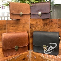 Diskon besar tas selempang Mini kulit asli Fashion wanita desainer merek mewah kulit sapi penuh Grain dompet tas perjalanan