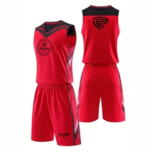 Ensemble de maillots de basket-ball de haute qualité pour hommes impression numérique personnalisable chemise de sport respirante hauts shorts grande taille - Product Image 1