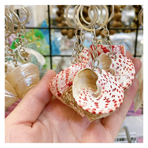 Porte-clés en coquillage véritable, matière coquillage véritable, préparé pour les cadeaux souvenirs et accessoires de porte-clés, produit au Vietnam - Product Image 4