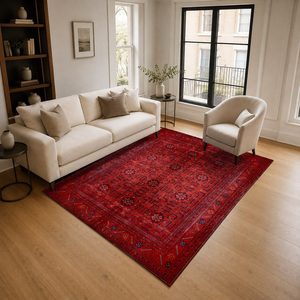 <b>RUGS</b> DEPOT LXDP-0051 Wholesale Black Charcoal Ethnic Kilim Digital Printed Machine Washable Chenille Area <b>Rug</b> <b>Non</b> <b>Slip</b> - Product Image 2