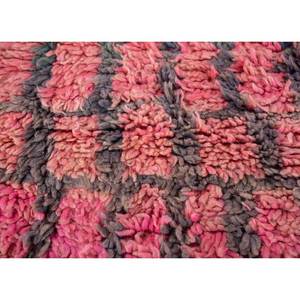 Alfombras de Lana Anudadas a Mano Nuray, Patrón Geométrico Rosa y Morado para Decoración de Sala de Estar, Alfombra Grande para Pasillo 9x12 -Pae-4596 - Product Image 3