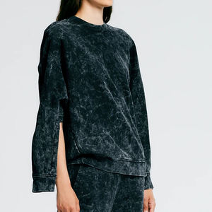 เสื้อสเวตเตอร์สำหรับผู้หญิงไซส์พิเศษระบายอากาศได้ดีแห้งเร็วปรับแต่งโลโก้ด้านหน้าได้สินค้ามาใหม่ขายดี - Product Image 3