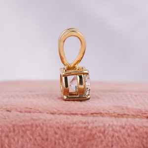 Round Lab Grown Diamond <b>Pendant</b>, IGI Certified Lab Diamond Wedding <b>Pendant</b>, Solitaire <b>Pendant</b>, Charm <b>Pendant</b>, Anniversary Gifts - Product Image 4